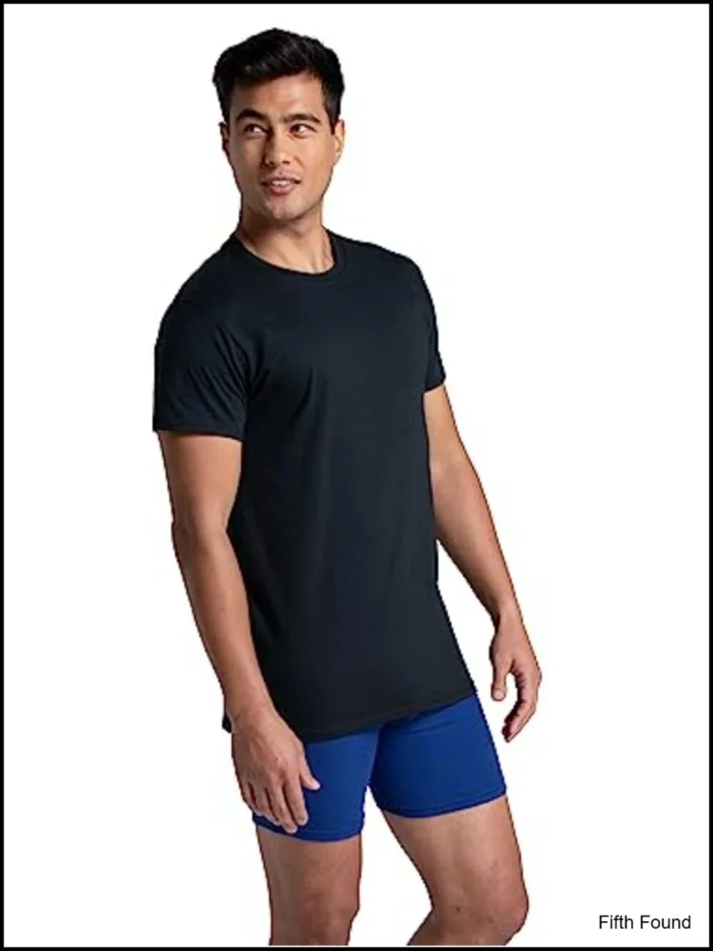 Men's Crew Neck Undershirts 3-Pack Moisture Wicking Tag Free Cotton Tee